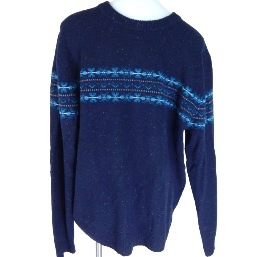 J. Crew Speckled Wool‎ Fair Isle Sweater